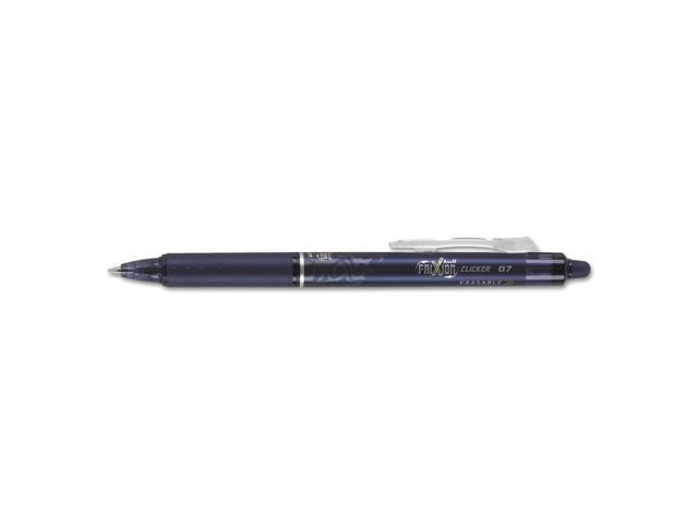 Pilot FriXion .7mm Clicker Erasable Gel Pens - Fine Pen Point - 0.7 mm Pen  Point Size - Refillable - Retractable - Navy Blue Gel-based Ink - Navy Blue