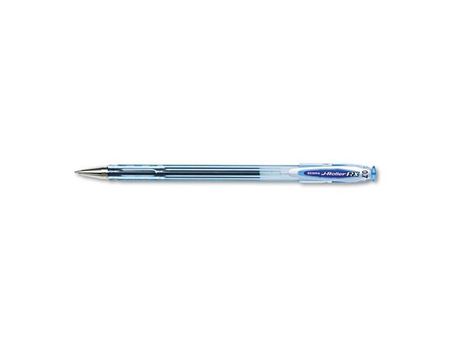 J-Roller RX Gel Pen, Stick, Medium 0.7 mm, Blue Ink, Translucent