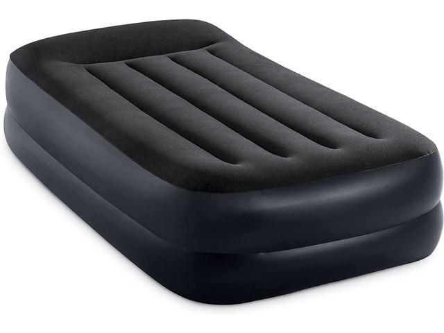 Intex Dura-Beam Series Pillow Rest Raised Twin Airbed with Internal Pump