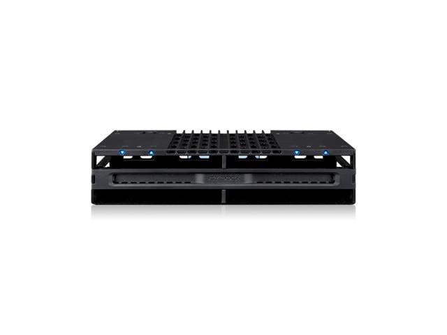 ICY DOCK Tray-less 4x 2.5" SAS/SATA SSD/HDD Mobile Rack For 5.25" Bay ...