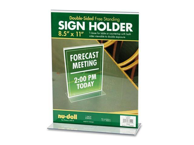 Acrylic Sign Holder, 8 1/2 X 11, Clear - Newegg.com