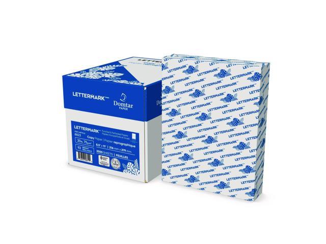 Photo 1 of Domtar Custom Cut-Sheet Copy Paper 92 Bright 20lb 8.5x11 White 5 Reams