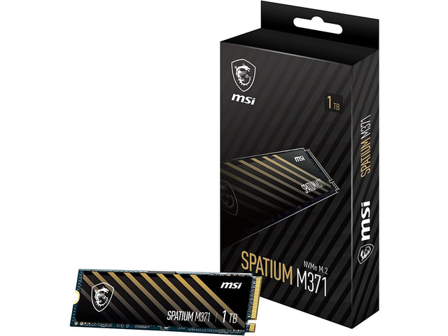 Internal Storage Msi MSI SPATIUM Series M.2 2280 1TB PCI-Express 3.0 x4 3D NAND Internal ...