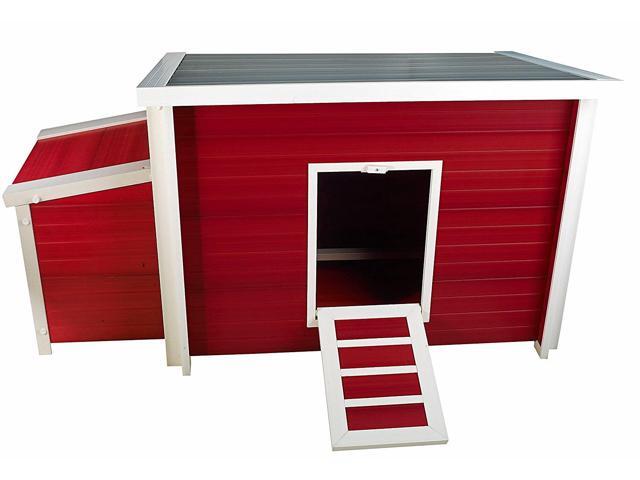 New Age Pet Echk103 B Rd Fontana Chicken Barn Red Maple Newegg Com