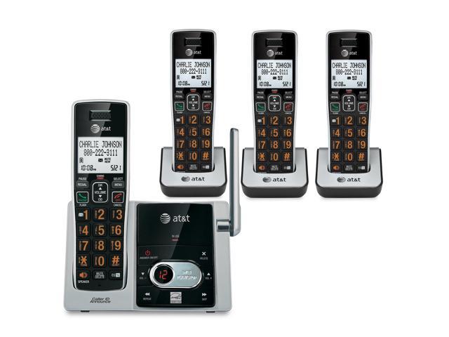 AT&T 4 Handset Cordless Answering System with Caller ID/Call Waiting ...