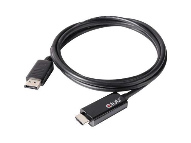 Club3d Cac 10 Displayport 1 4 To Hdmi 2 0b Hdr Cable Male Male 2m 6 56 Ft Newegg Com