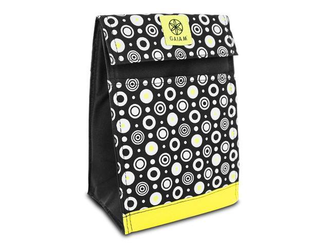 yellow insulated lunch bag