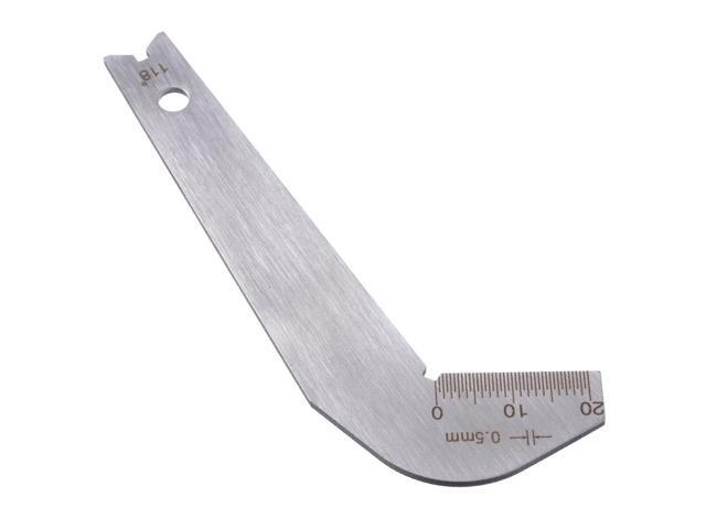 Drill bit Gauge Edge Dimension Gage 118° Drill Bit Sharpening Angle tool SS