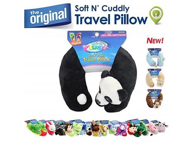 Cloudz Kids Plush Animal Travel Neck Pillow Panda Newegg Com
