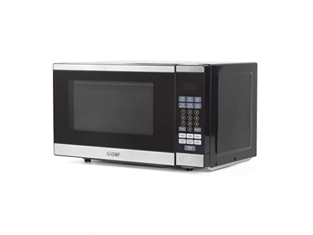 Commercial Chef Chm770ss Countertop Microwave 0 7 Cu Ft Black