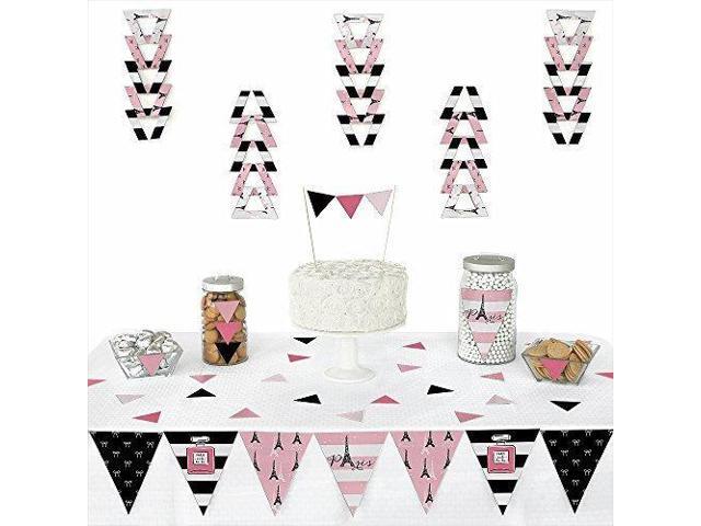 Big Dot Of Happiness Paris Ooh La La Paris Themed Triangle Baby