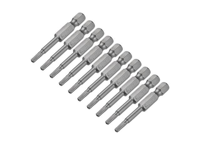 5PCS S2 Chrome Steel Gray PH2 Magnetic Screwdriver Bits For Drywall Dimple Bits 