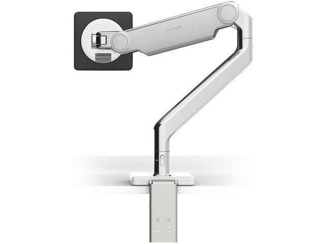 Humanscale Clamp Humanscale - M21CMWBTB - M2.1-Single Mtr, Clamp Mt (Alum/wht) - Newegg.com