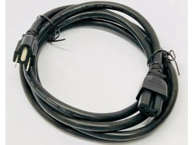 C2G 24908 Replacement TV Power Cable C13 to NEMA 5-15 1.5 Feet, 0.45 Meters