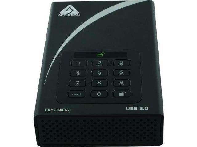 Apricorn Aegis Padlock Dt Fips Adt-3Pl256f-8000 8 Tb Desktop Hard Drive ...