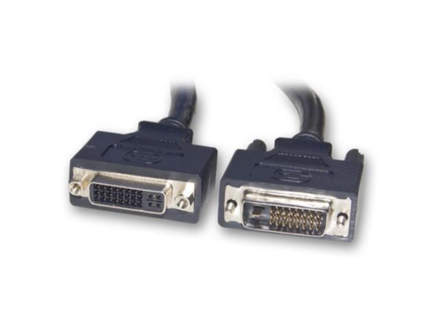 10FT Dual Link DVI 24+5 DVI-I to VGA Male Digital Video Cable-Black 3-Pack