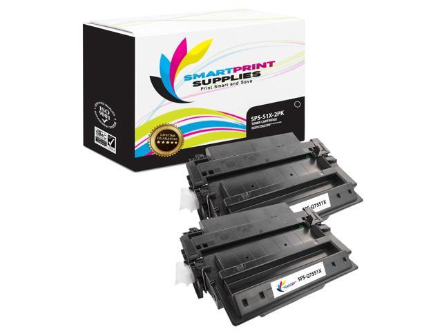 2 Pack Smart Print Supplies Compatible 51X Q7551X MICR Black High Yield Toner Cartridge Replacement for HP Laserjet P3005 M3035 Printers 13,000 Pages
