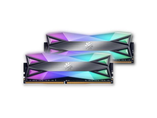 XPG SPECTRIX D60G RGB Desktop Memory 32GB (2x16GB) DDR4 3200MHz CL16 GREY