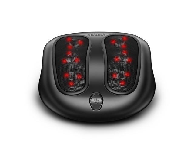 Photo 1 of Nekteck Foot Massager Kneading Shiatsu Therapy Massage with Built in Heat Function and Power Cord - Black