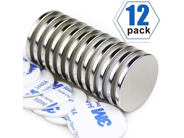 12 mm x 3 mm 1/2in x 1/8in N52 Super Strong Rare Earth Neodymium Magnet Disc 