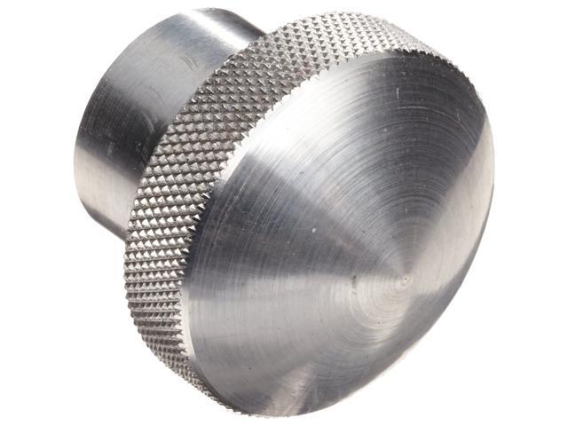 Morton 6061 Aluminum Round Domed Knob, Knurled Rim ...