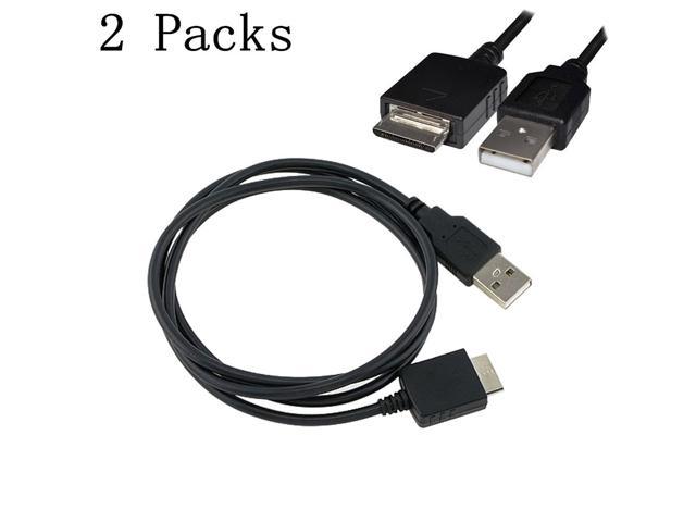 YICHUMY 2 Packs Replacement USB Data Cable Cord for Sony Walkman Charger Cord NWZ-A15 NWZ-A17 MP3 Player Sony Walkman Charger NWZ S544 S545 Sony MP3 Player Charger Cord 