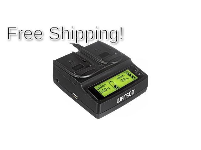 Watson Duo LCD Charger with 2 NP-W126 Battery Plates - Newegg.com