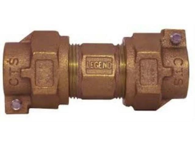***NEW*** LEGEND 1" T-4301 NL PACK JOINT x PACK JOINT SOLID BRONZE UNION NO LEAD 