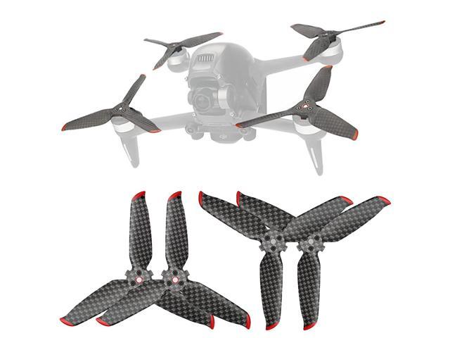 Propellers for DJI FPV Drone Blades Quick Release Prop Red Tip 