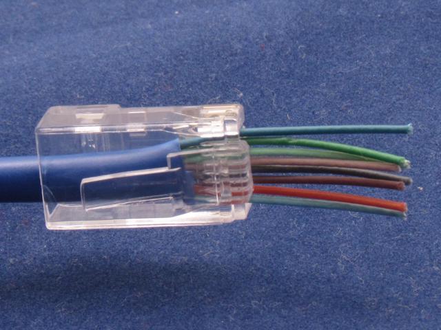 1000 Pcs CAT6 Plug EZ RJ45 Network Cable Modular 8P8C Connector End Pass Through