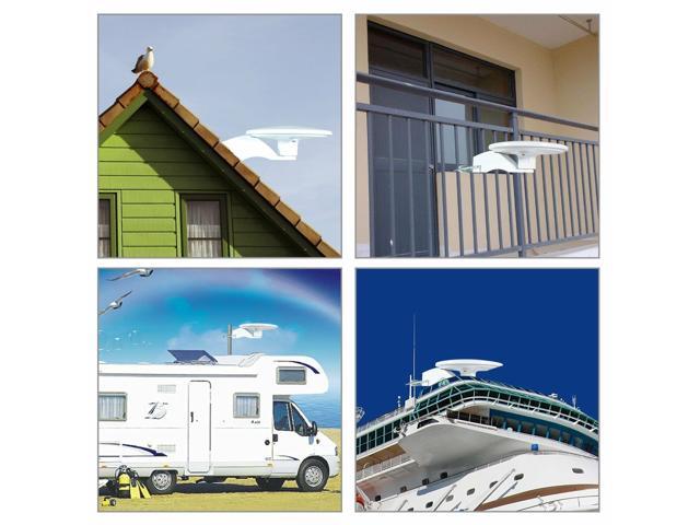 360 DEGREE HDTV DIGITAL AMPLIFIED OUTDOOR DH TV ANTENNA HD VHF W// Bracket/&Cable