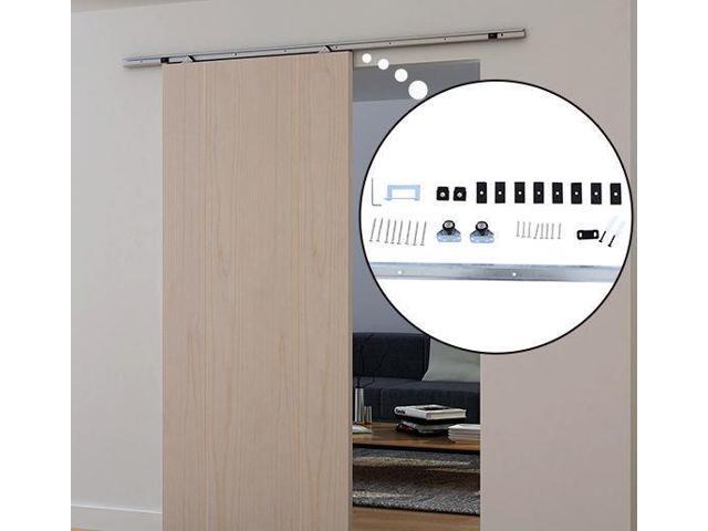 Sliding Barn Door Hardware Kit 6 1 Ft Wood Modern Hang Style Track