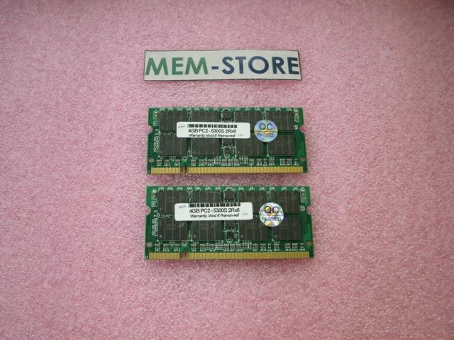 CQ40-310 CQ45-102 EM996AA 8GB 2x4GB DDR2-667 SO Memory Compaq 6820s CQ20-115