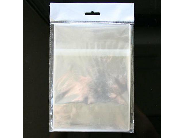 500 Clear Resealable OPP Plastic Bags Wrap for 5.2mm Slim CD Jewel Cases 
