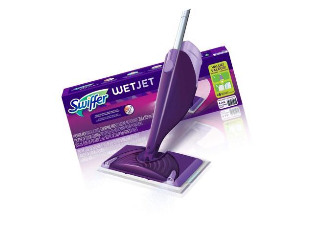 Swiffer Wetjet Hardwood Floor Mopping And Cleaning Starter Kit All Purpose F Newegg Com