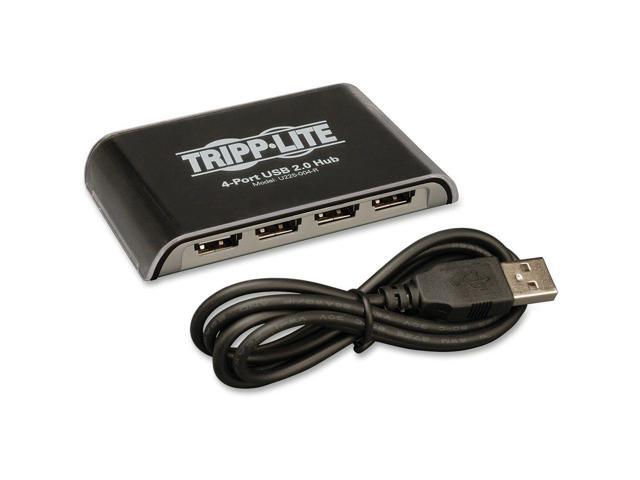 NEW Tripp Lite 4 Port USB 2.0 HUB 480MBPS Model U558-004-R