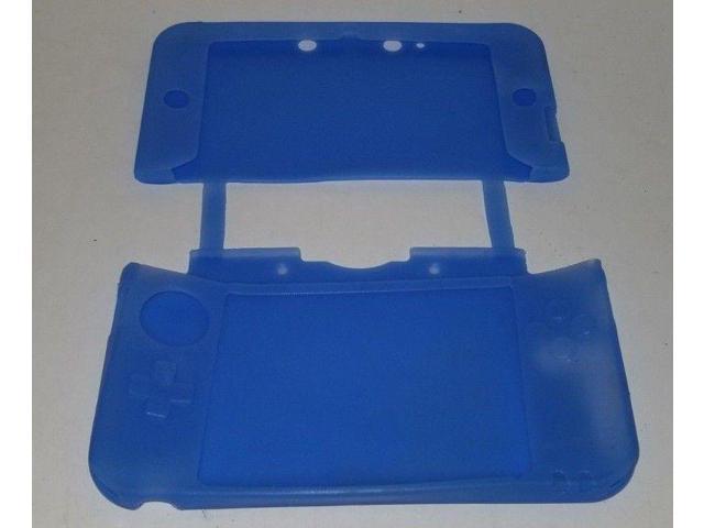 Blue Comfort Grip Silicone Protective Case Sleeve For Nintendo 3ds