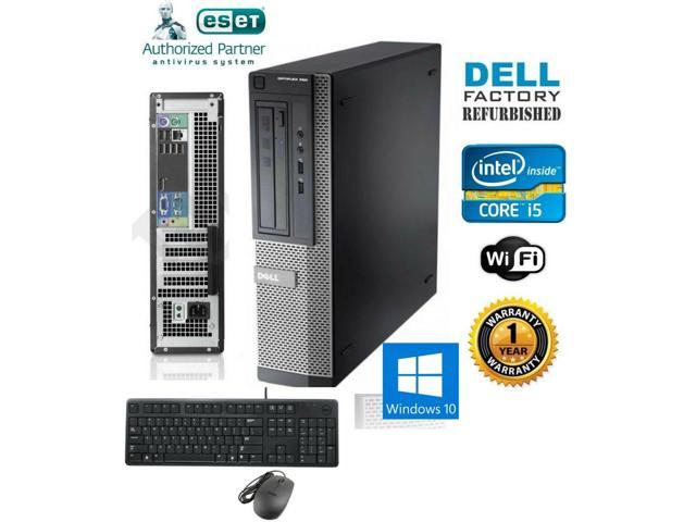 Refurbished Dell Desktop Computer Quad Core I5 3 10ghz Windows 10