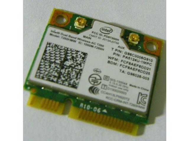 New Toshiba G86c0006g910 Intel Dual Band Wireless Ac 7260 7260hmw Bt Pcie Half Newegg Com