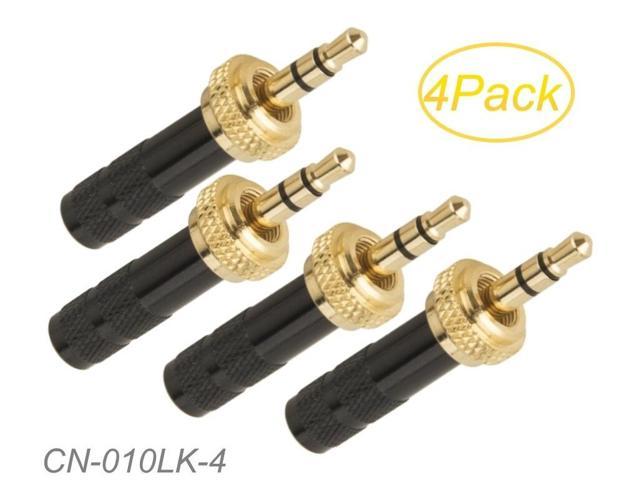 TS Male to F-Type Female Coaxial Metal Adapter CablesOnline 3.5mm AV-A26 1/8 