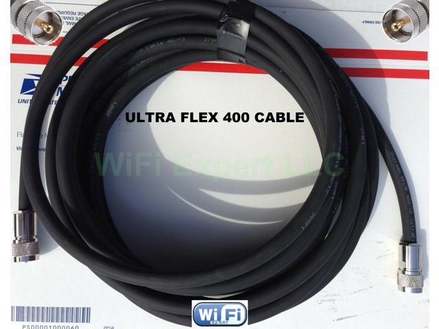 TIMES ® 10' LMR400UF Antenna Jumper Patch Coax Cable PL-259 Cnctrs CB HAM RF GPS 