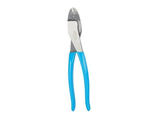 Channellock 9-1//2 in Carbon Steel Crimping Pliers Silver 1 pk