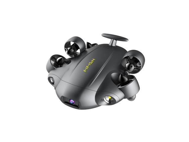 VR Head Tracking 200M Cable with 4K UHD Camera 6000lm LED Omni-Directional Movement Upgraded Build Professional ROV Industrial Case QYSEA FIFISH V6 Expert M200 Underwater Drone 