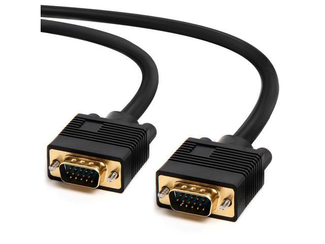 Photo 1 of Cmple - VGA SVGA Cable Gold Plated Connectors Male to Male Support Full HD Displays HDTVs Monitors Projectors - 10 Feet