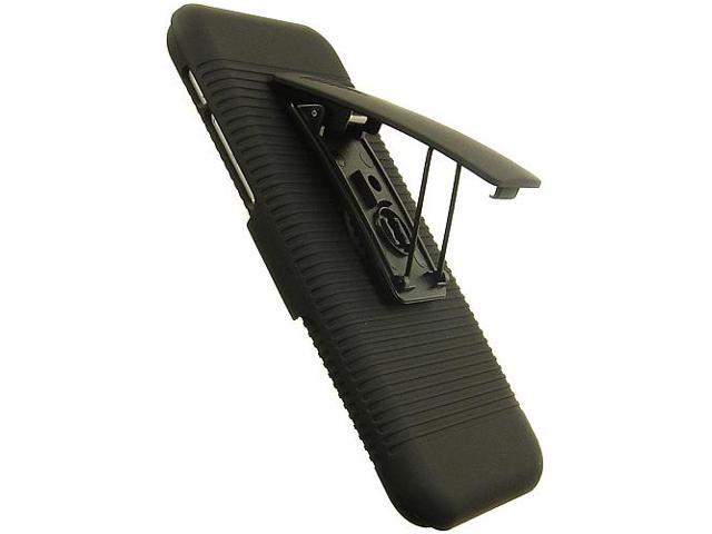 Black Rubberized Hard Case Belt Clip Holster Stand For Apple Iphone 6 6s 47 8062