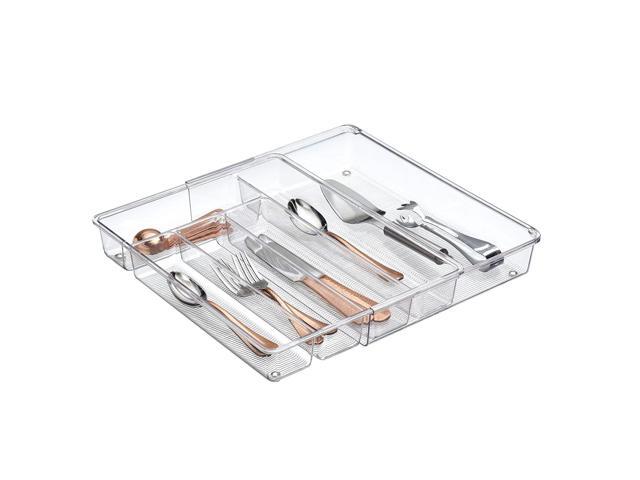 Interdesign Linus Plastic Expandable Kitchen Drawer Organizer