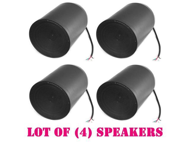 Lot Of 4 Pyle Prjs66b 6 5 Ceiling Hanging Pendant Speaker W 70v Transformer