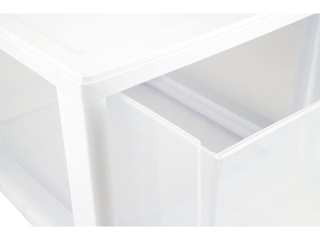 Sterilite 23108004 27 Quart Clear Stacking Drawer Single Box Home