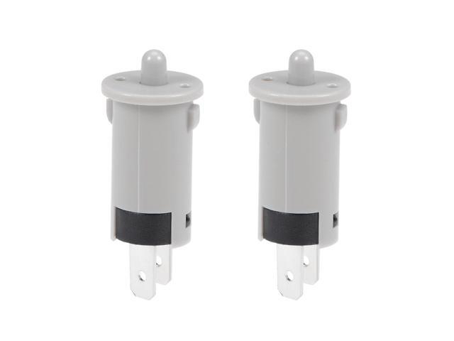 15PCS Refrigerator Door Switch AC250V 1A SPST Normal Open Momentary plunger type 