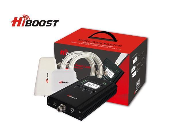 HiBoost Home 4K Smart Link Cell Phone Signal Booster - Coverage upto 4000 sq ft. - F10G-5S-BTW